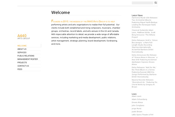 a440arts.com site used Oulipo