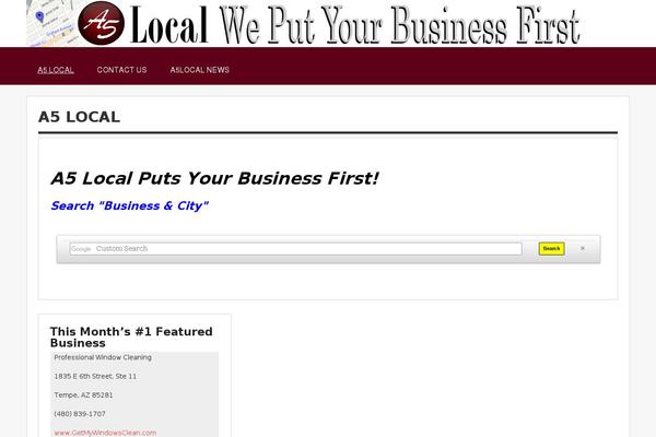 Savoy theme site design template sample