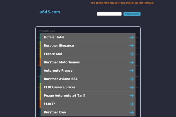 a645.com site used Sweet Tech