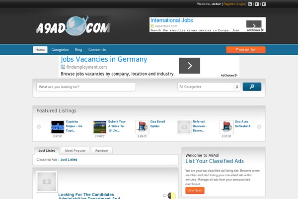 ClassiPress theme site design template sample