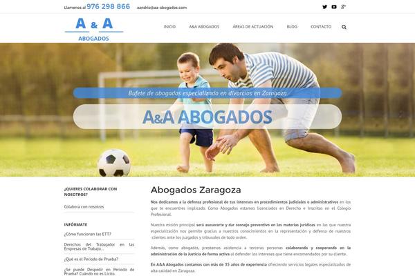 Nebula theme site design template sample