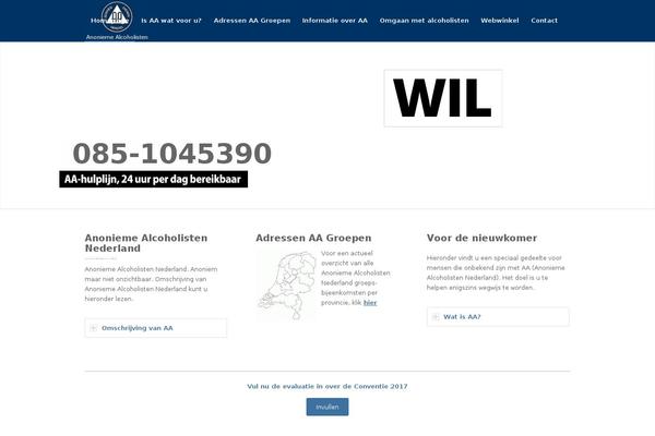 aa-nederland.nl site used Enfold