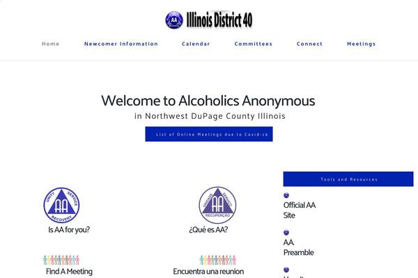 The-core-child theme site design template sample