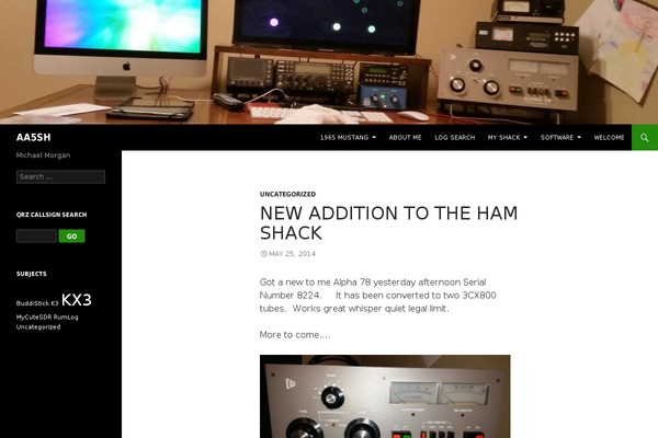 Twenty Fourteen theme site design template sample