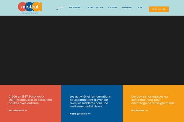 Chariti-child theme site design template sample