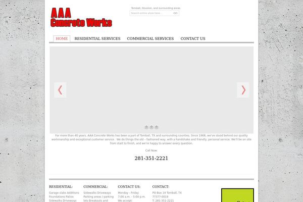 aaaconcreteworks.com site used Blanco