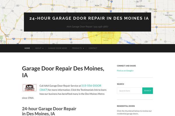 aaadooropener.com site used Hemingway