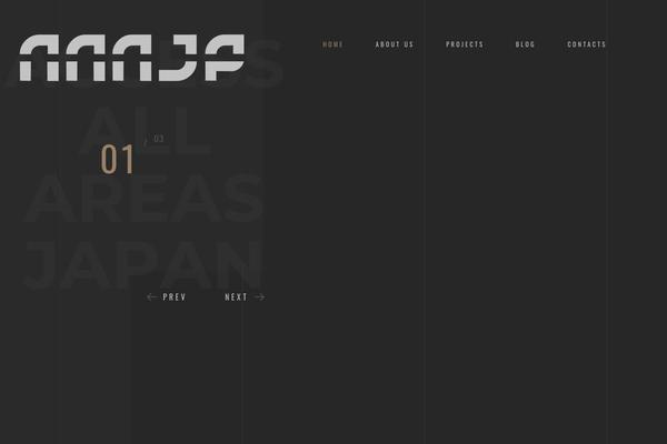 Goarch theme site design template sample