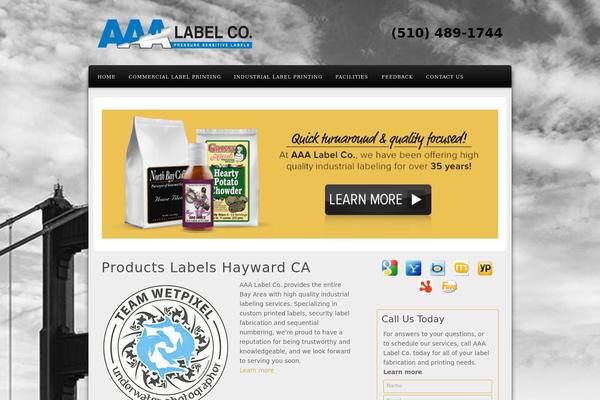 Alyeska theme site design template sample