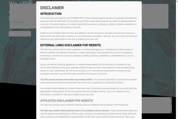aaapharma.net site used Librvnboilerplate