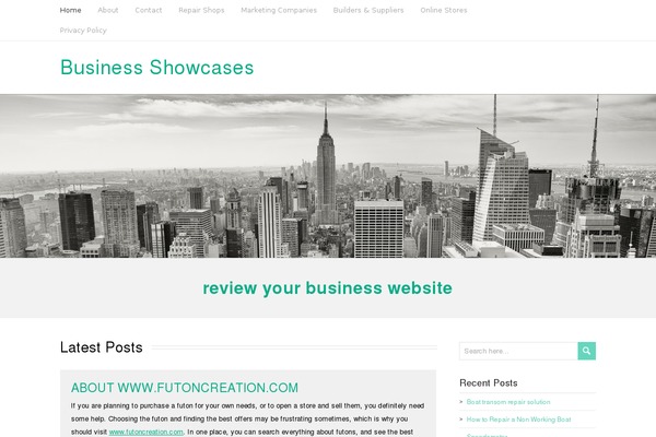 RestImpo theme site design template sample