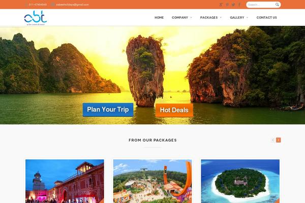 Savia theme site design template sample
