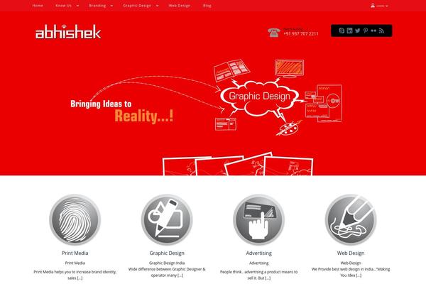 Libra theme site design template sample