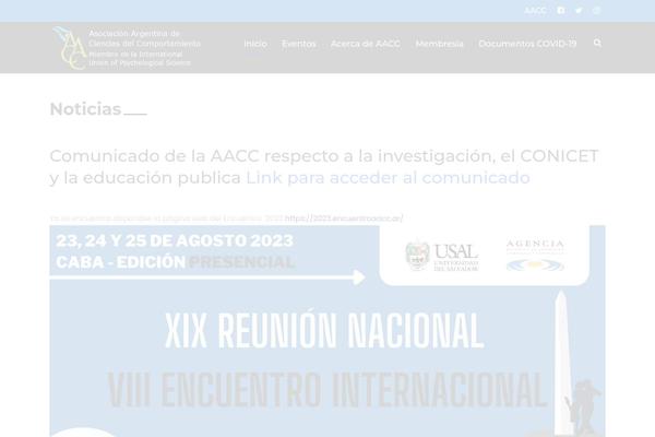 aacconline.org.ar site used Finax