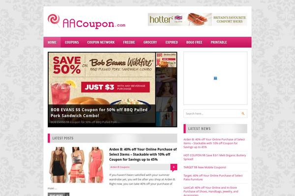 Wp-shopping theme site design template sample