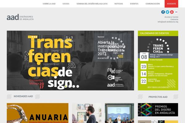 Aad theme site design template sample