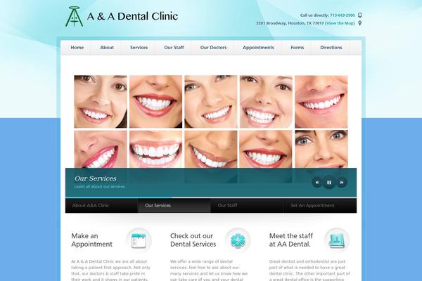 Medica Parent theme site design template sample