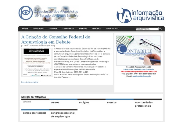 aaerj.org.br site used Arthemia