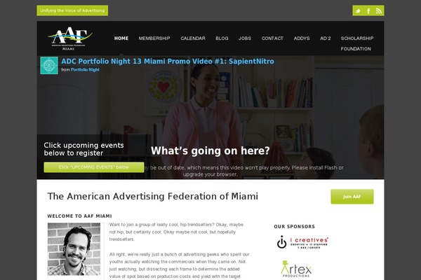 Coherence theme site design template sample