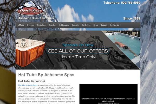 Site using Arcticspas-core-white-label-plugin plugin