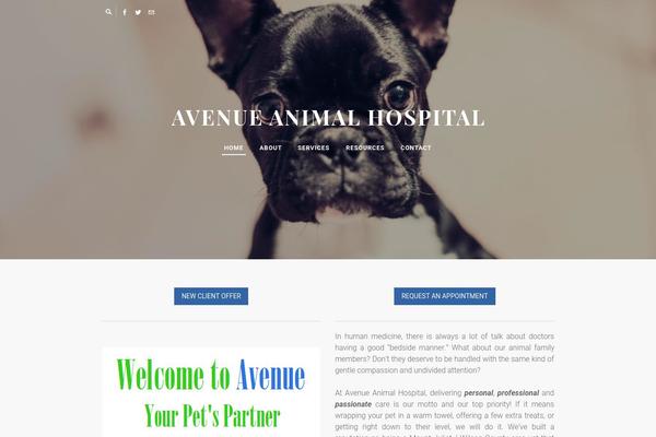 Karma theme site design template sample