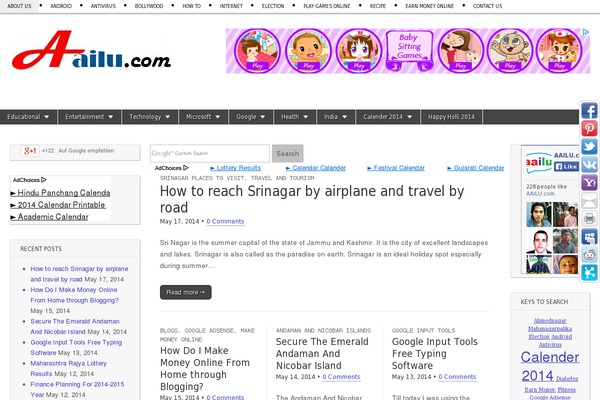 Magazine Basic theme site design template sample