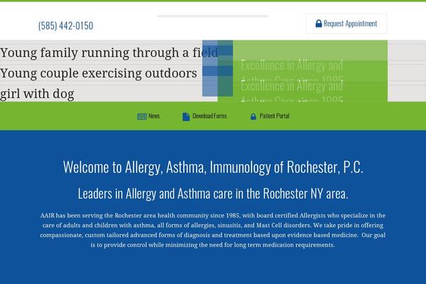 Wright theme site design template sample