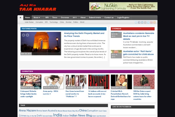 Telegraph theme site design template sample