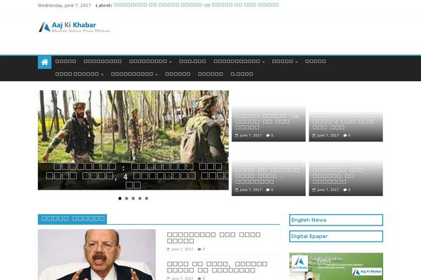 Zox-news-child theme site design template sample