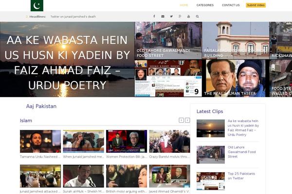 Truemag theme site design template sample