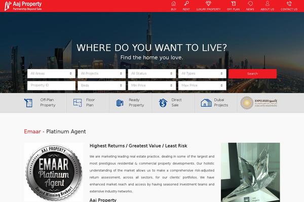 aajproperty.com site used Houzez_v1.5.3