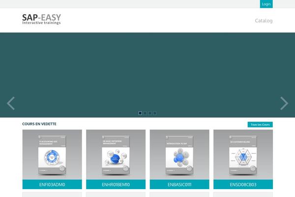 EDU theme site design template sample
