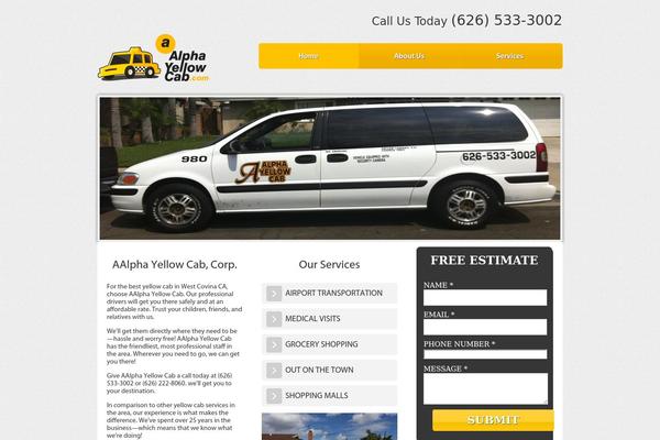 aalphayellowcab.com site used Whitesharktemplate1