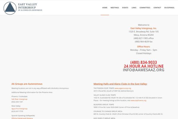 Enfold theme site design template sample