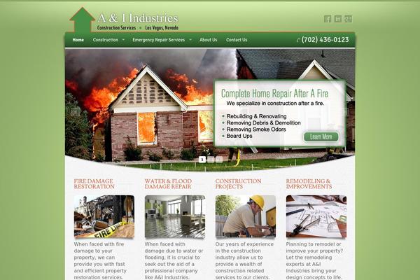 Restoration theme site design template sample