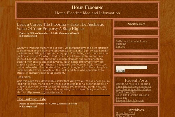 Winter theme site design template sample