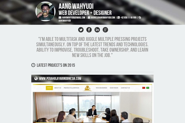 aangwahyudi.com site used Cornerstone-master