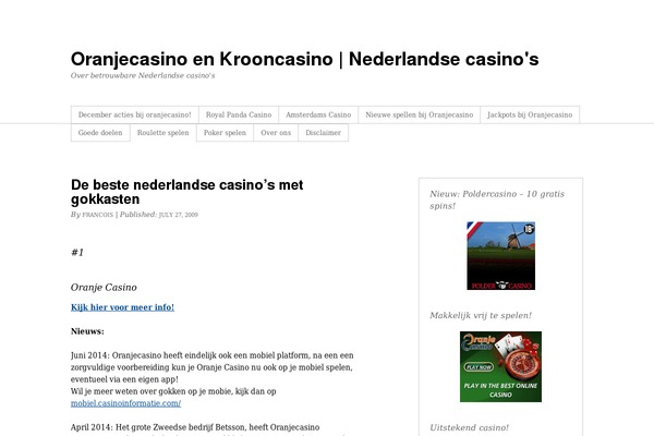 Site using Age-gate plugin