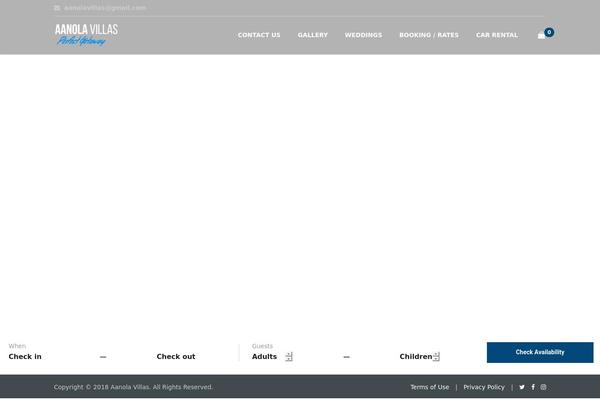 Site using Hotel-booking plugin