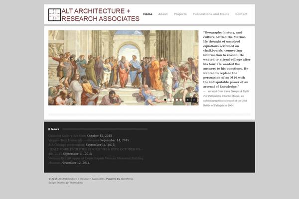 Scope theme site design template sample