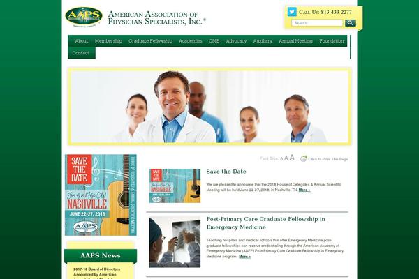 Site using WP-chgFontSize plugin