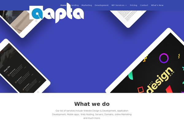 Easyweb theme site design template sample