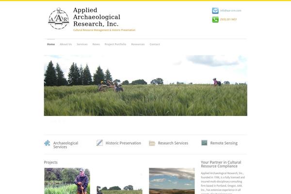 Clarity theme site design template sample