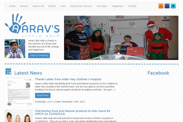 aaravslittlehelp.org.uk site used Aarav
