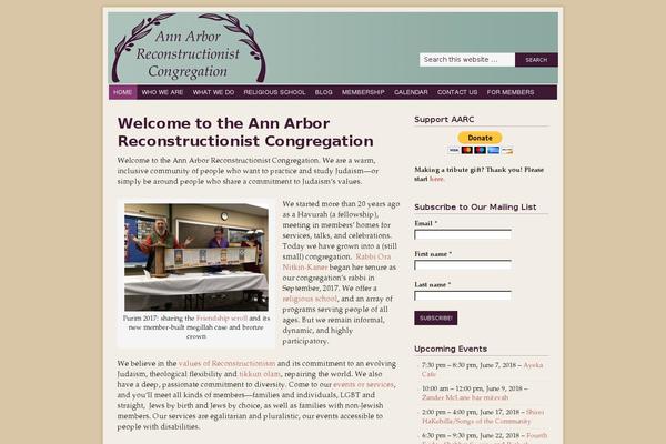 Prose theme site design template sample