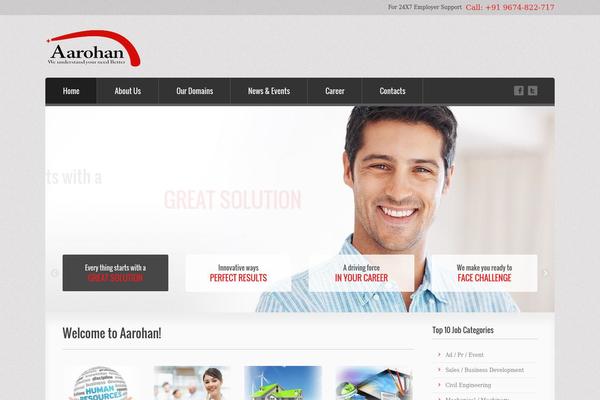 Smart It theme site design template sample
