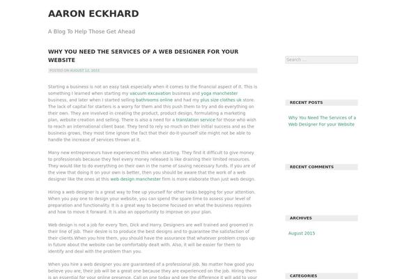 Araiz theme site design template sample