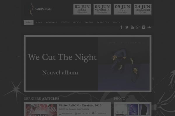 Soundwave theme site design template sample