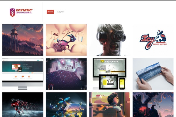 Fluxus theme site design template sample