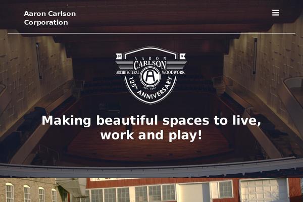 aaroncarlson.com site used Theme53937